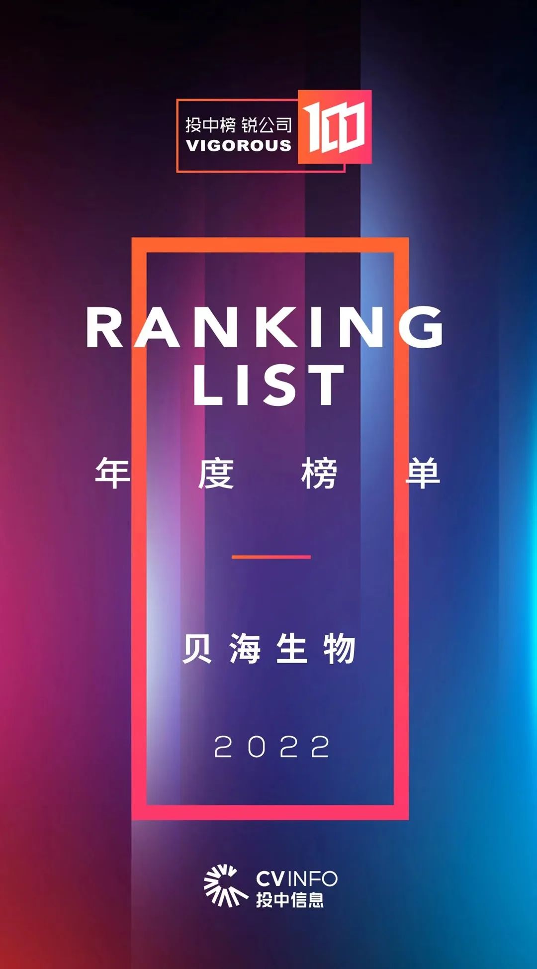 【bob电子】中国集团控股有限公司荣登“投中2022年度锐公司100榜单”